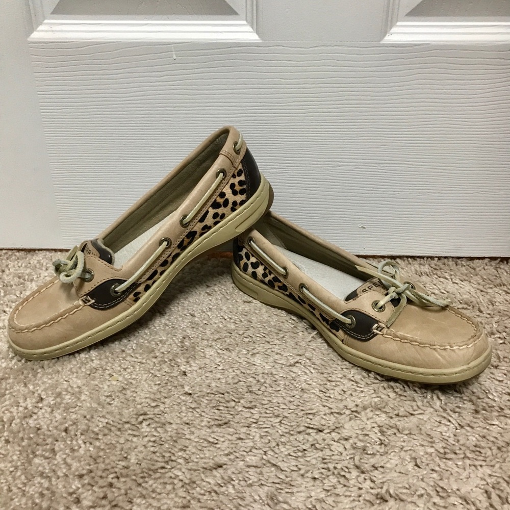 New Cheetah Print Sperry- 6.5